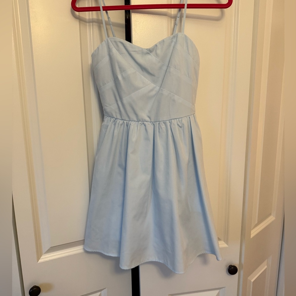 Francesca's light blue dress